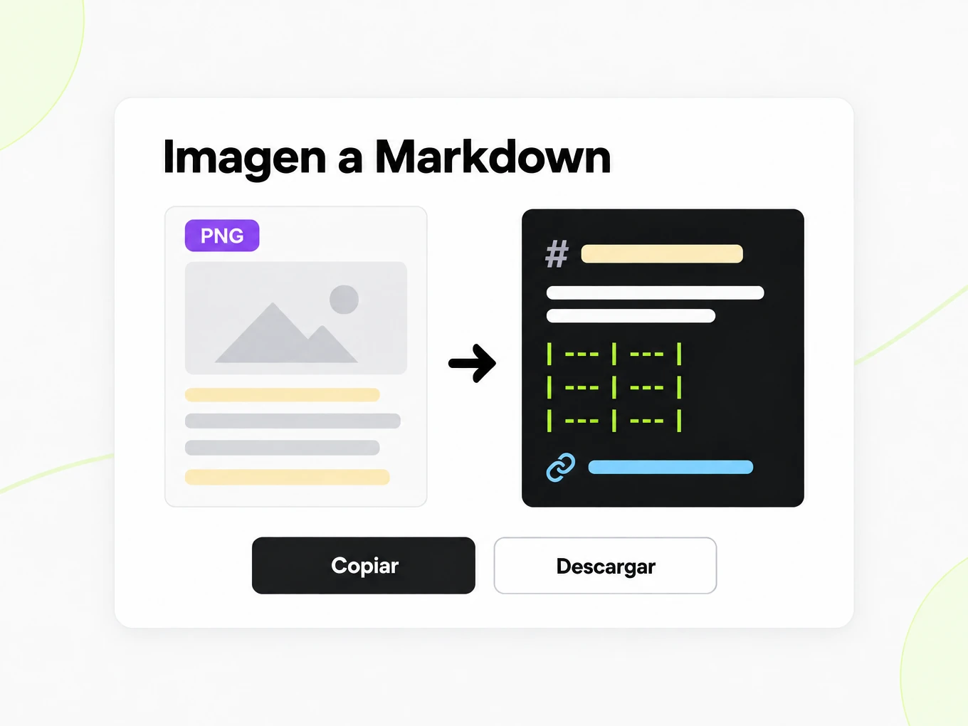 Imagen a Markdown convirtiendo una imagen PNG en Markdown con OCR