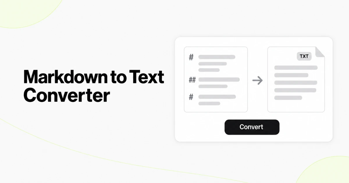 Markdown to Text without Formatting | markitdown.ai